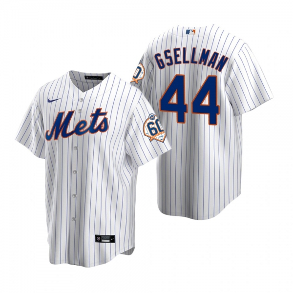 New York Mets Robert Gsellman Nike White 60th Anniversary Replica Jersey