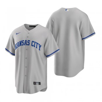 Kansas City Royals Nike Gray Replica Road Jersey