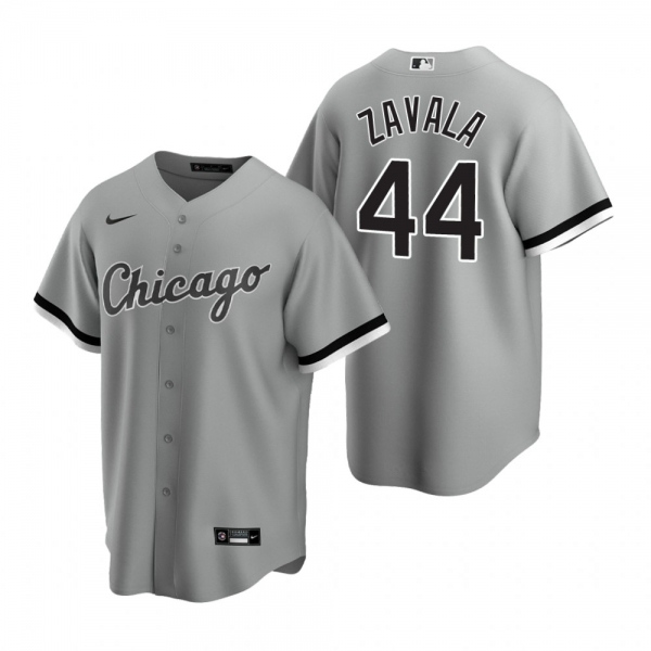 Chicago White Sox Seby Zavala Nike Gray Replica Jersey