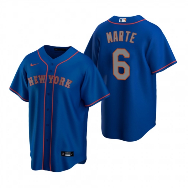 New York Mets Starling Marte Nike Royal Replica Alternate Jersey