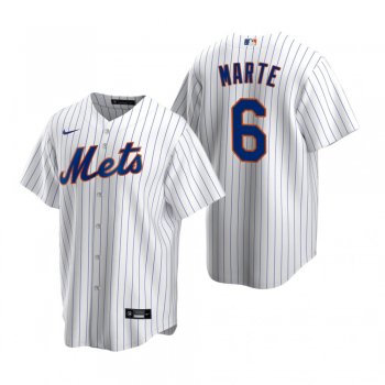 New York Mets Starling Marte Nike White Replica Home Jersey