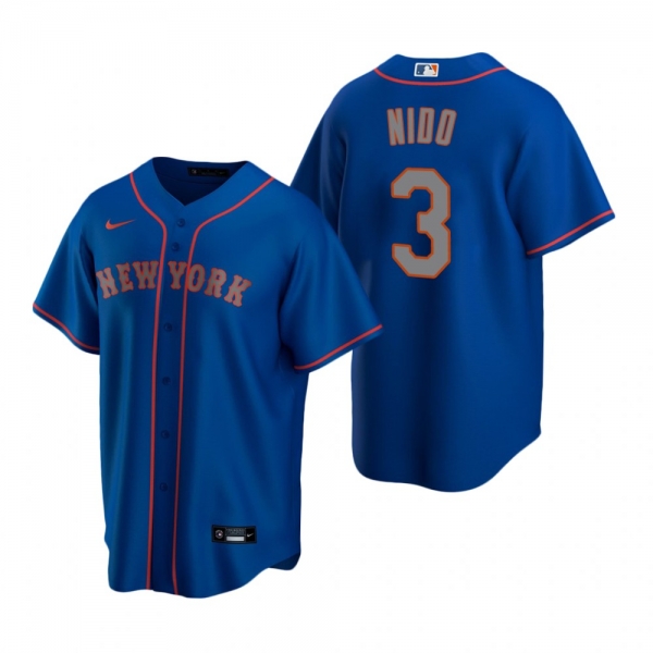 New York Mets Tomas Nido Nike Royal Replica Alternate Jersey