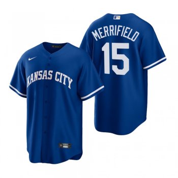 Kansas City Royals Whit Merrifield Nike Royal Replica Alternate Jersey