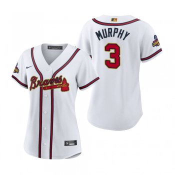 Women's Dale Murphy Atlanta Braves White 2022 Gold Program Replica Jersey