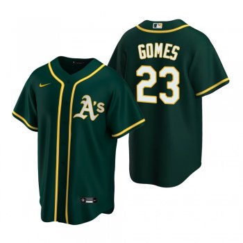 Oakland Athletics Yan Gomes Nike Green Replica Alternate Jersey