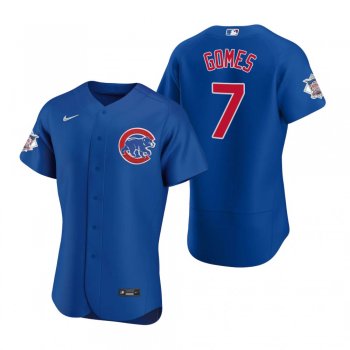 Men's Chicago Cubs Yan Gomes Royal Authentic Alternate Jersey