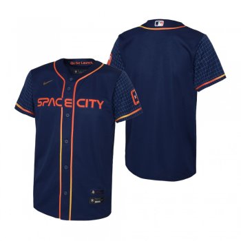 Youth Houston Astros Nike Navy 2022 City Connect Replica Jersey