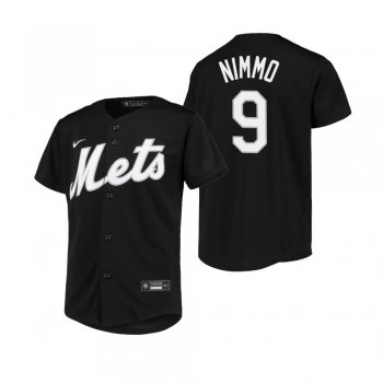 Youth New York Mets Brandon Nimmo Nike Black Replica Jersey