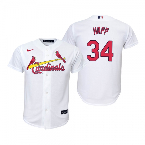 Youth St. Louis Cardinals J.A. Happ Nike White Replica Home Jersey