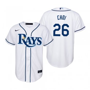 Youth Tampa Bay Rays Ji-Man Choi Nike White Replica Home Jersey