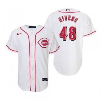 Youth Cincinnati Reds Mychal Givens Nike White Replica Home Jersey