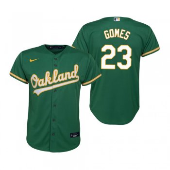 Youth Oakland Athletics Yan Gomes Nike Kelly Green Replica Alternate Jersey