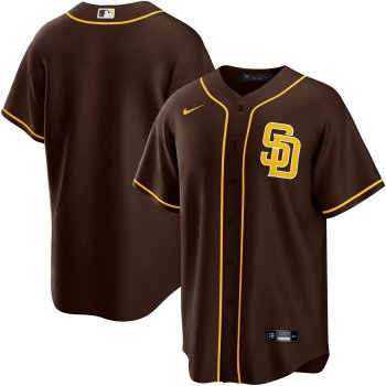 Custom Men's Nike Brown San Diego Padres Spring Training Replica Team Jersey