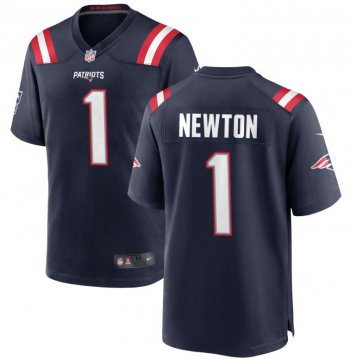 New England Patriots #1 Cam Newton Navy 2020 Color Rush Jersey