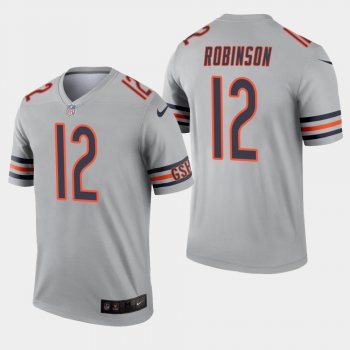 Men's Chicago Bears #12 Allen Robinson Inverted Legend Jersey - Silver