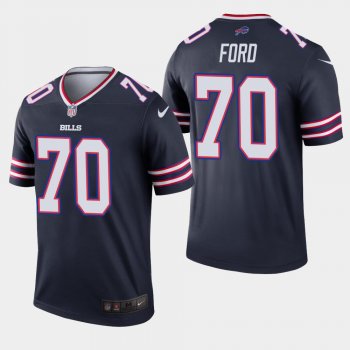 Men's Buffalo Bills #70 Cody Ford Inverted Legend Jersey - Navy