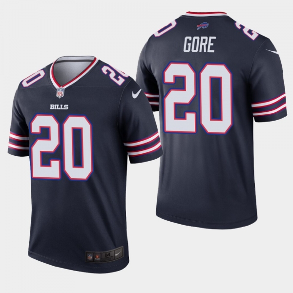 Men's Buffalo Bills #20 Frank Gore Inverted Legend Jersey - Navy