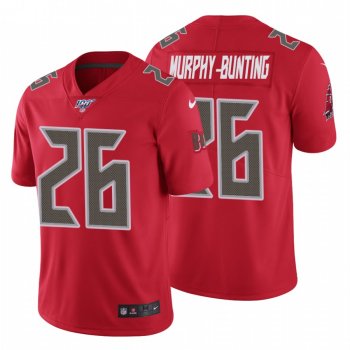 Men's Tampa Bay Buccaneers #26 Sean Murphy-Bunting Red 100th Season Vapor Limited Jersey