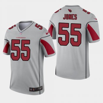 Men's Arizona Cardinals #55 Chandler Jones Inverted Legend Jersey - Silver