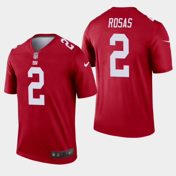 Men's New York Giants #2 Aldrick Rosas Inverted Legend Jersey - Red