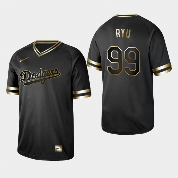 Men's Hyun-Jin Ryu 2019 Golden Edition Jersey