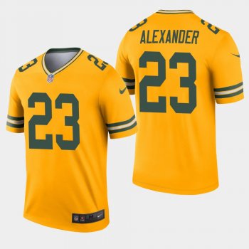 Men's Green Bay Packers #23 Jaire Alexander Inverted Legend Jersey - Gold