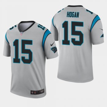 Men's Carolina Panthers #15 Chris Hogan Inverted Legend Jersey - Silver