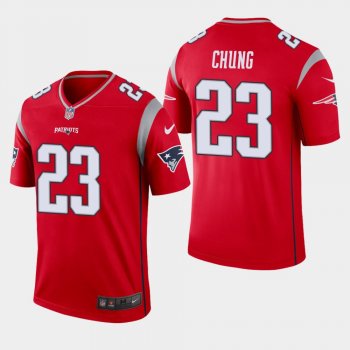 Men's New England Patriots #23 Patrick Chung Inverted Legend Jersey - Red