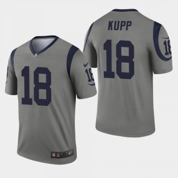 Men's Los Angeles Rams #18 Cooper Kupp Inverted Legend Jersey - Gray