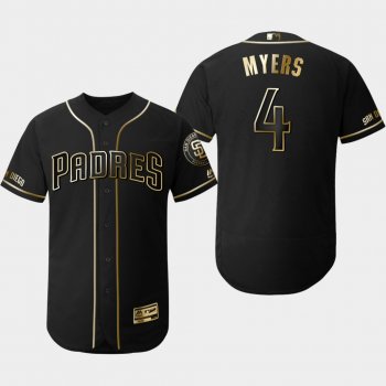 Men's San Diego Padres Black Wil Myers Flex Base Jersey