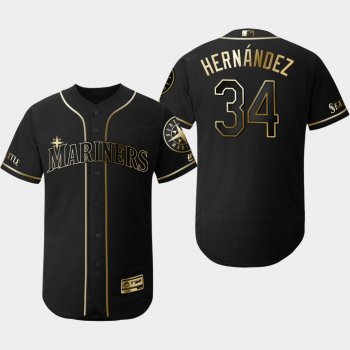 Men's Felix Hernandez 2019 Golden Edition Jersey