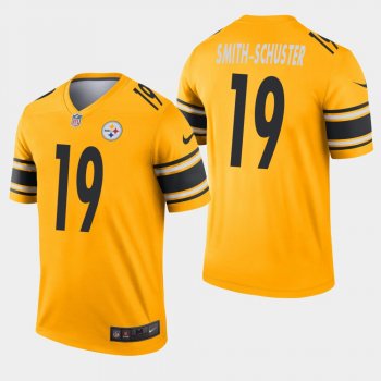 Men's Pittsburgh Steelers #19 JuJu Smith-Schuster Inverted Legend Jersey - Gold