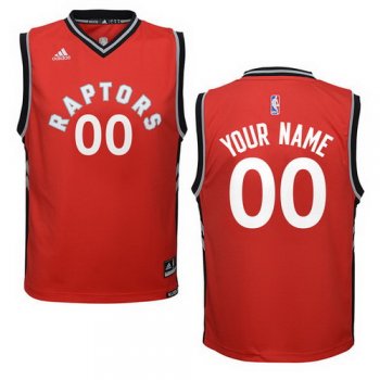 Youth Toronto Raptors adidas New Red Custom Road Jersey