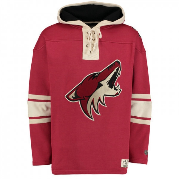 Coyotes Red Men's Customized All Stitched Sweatshirt