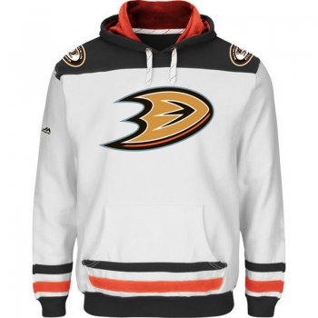 Ducks White Men's Customized All Stitched Sweatshirt