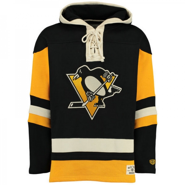 Penguins Throwback Men's Customized All Stitched Sweatshirt