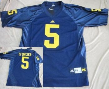 Michigan Wolverines 5 Tate Forcier Blue NCAA Football Jerseys