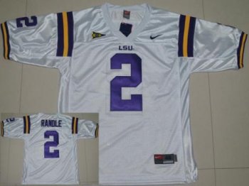 LSU Tigers 2 Rueben Randle White College Football Jersey