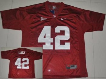 Alabama Crimson Tide 42 Eddie Lacy Crimson College Football Jersey