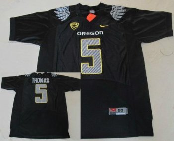 Oregon Ducks 5 Thomas Black NCAA Jerseys