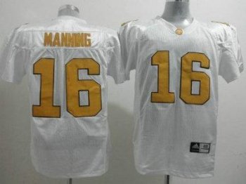 Tennessee Volunteers College 16 Peyton Manning White NCAA Jerseys