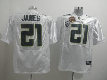 Oregon Ducks 21 LaMichael James White NCAA Jerseys