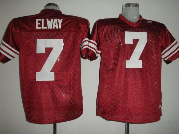 Standford Cardinals 7 John Elway Red NCAA Jersey