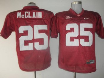 Alabama Crimson Tide 25 Rolando McClain Red NCAA Jerseys