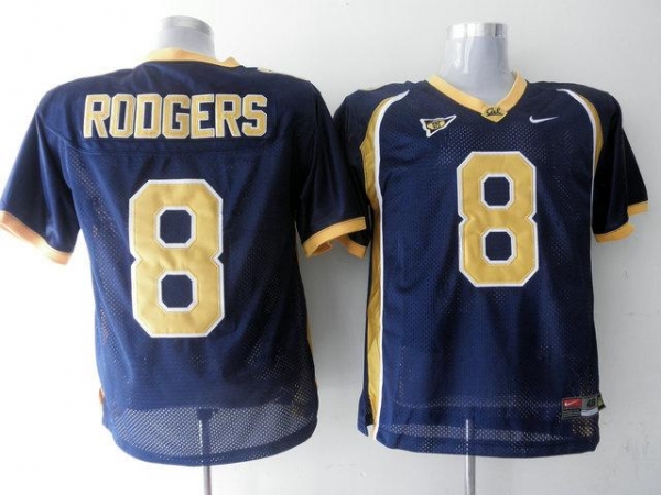 California Golden Bears 8 Aaron Rodgers Navy Blue NCAA Jerseys