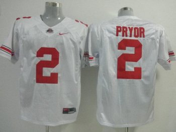 Ohio State Buckeyes 2 Terrelle Pryor White NCAA Jerseys