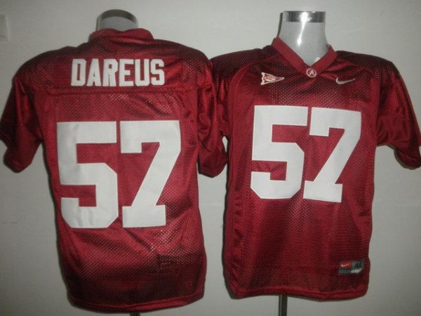 Alabama Crimson Tide 57 Marcell Dareus Red NCAA Jerseys