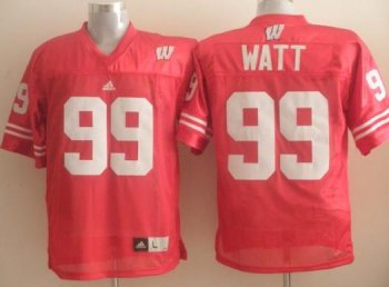 Wisconsin Badgers 99 J.J Watt Red College Football Jersey