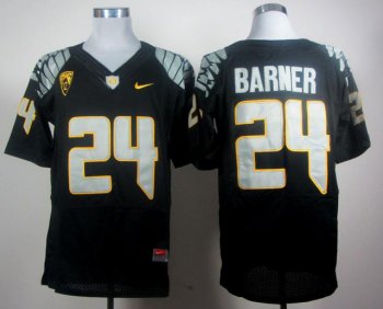 Oregon Ducks 24 Kenjon Barner Black Elite Pac-12 2012 NCAA Jersey