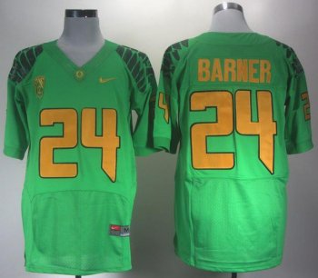 Oregon Ducks 24 Kenjon Barner Green Elite Pac-12 2012 NCAA Jersey